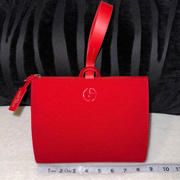 Armani Beauty Red Pouch Set - Picture 2 of 15